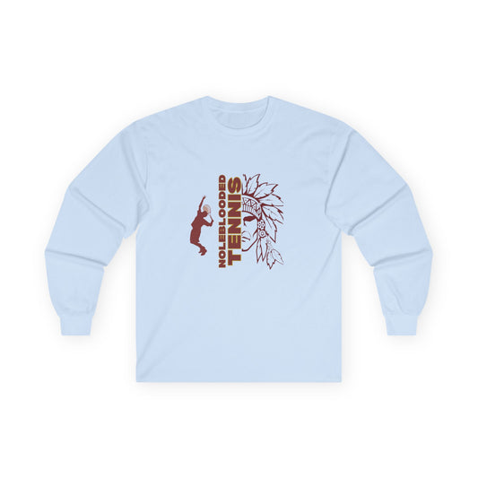 Noleblooded Athletics - Tennis Unisex Ultra Cotton, Double-Sided, Long Sleeve Tee