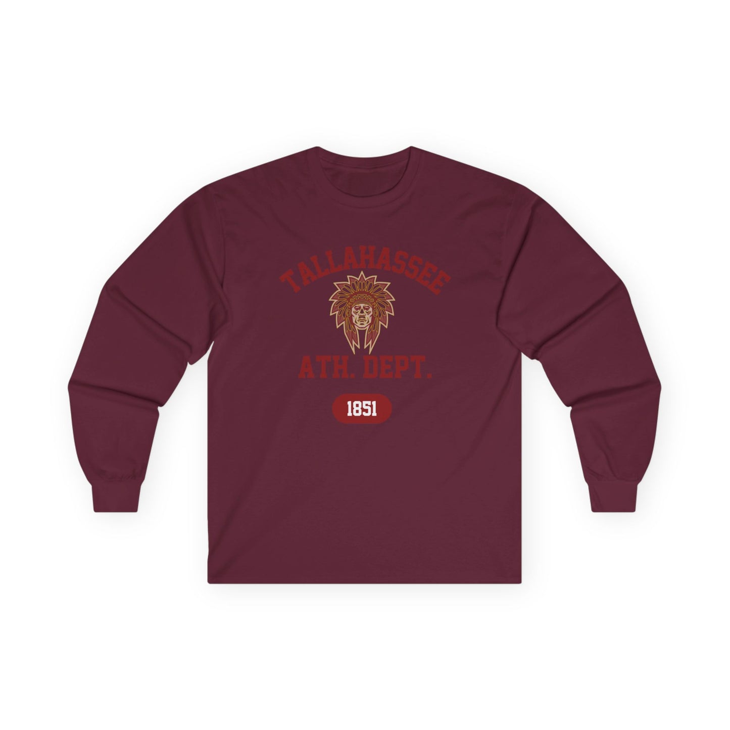 Tallahassee Athletic Dept. Double-Sided, Unisex Long Sleeve T-Shirt