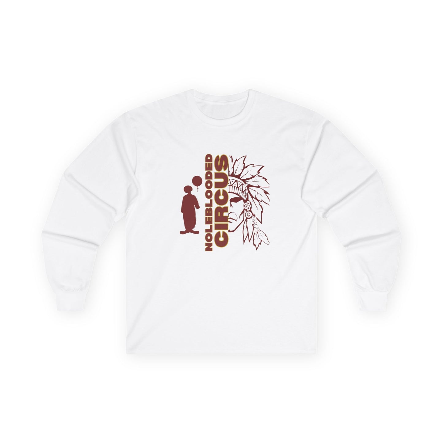 Noleblooded Athletics - Circus Unisex Double-Sided, Long Sleeve Tee