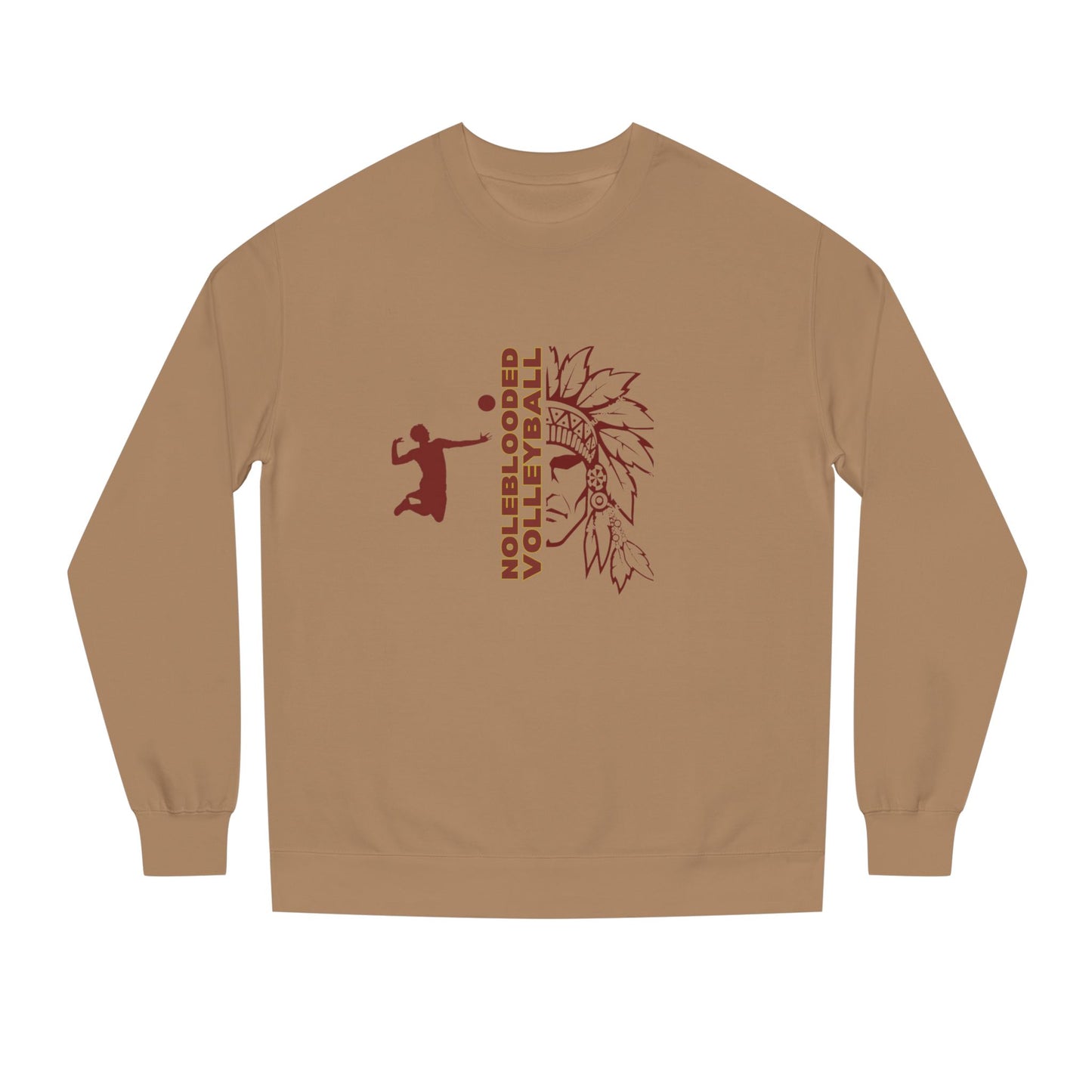 Noleblooded Athletics - Volleyball Unisex Double-Sided, Crew Neck Sweatshirt