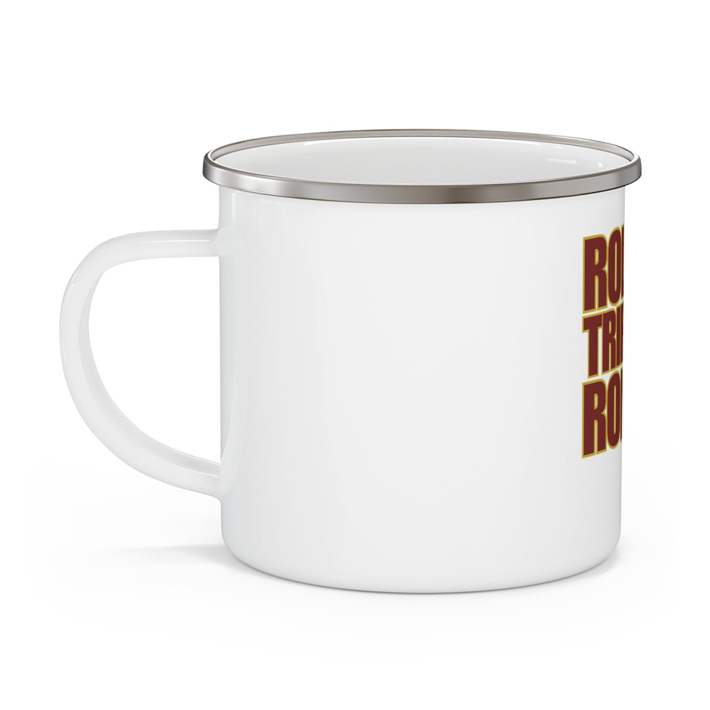 Roll Tribe Roll Enamel Camping Mug - Outdoor Adventure Drinkware