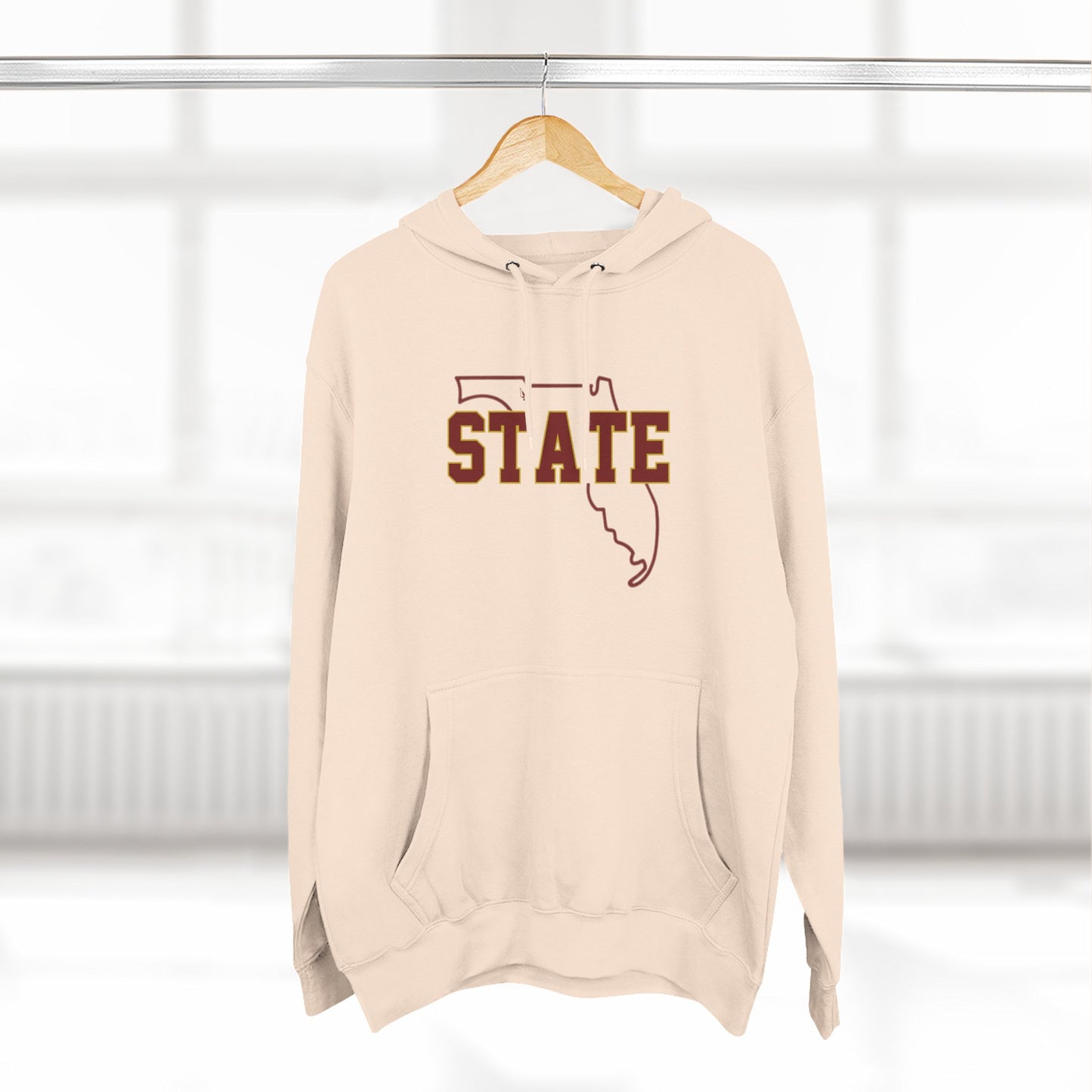 Roll Tribe "STATE X STATE" Three-Panel Fleece Hoodie
