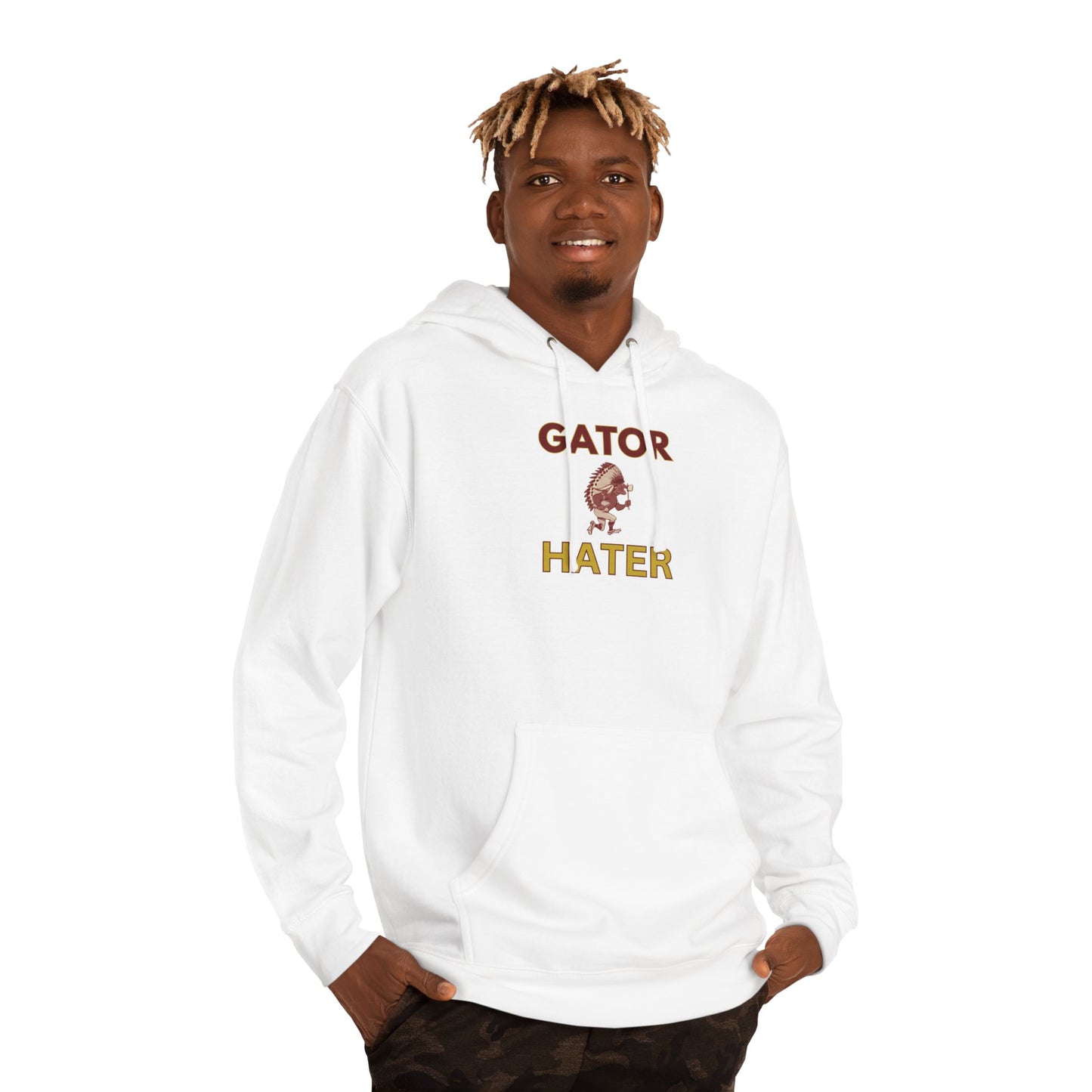 Gator Hater Unisex Hooded Sweatshirt - Perfect for Fun Florida Fans