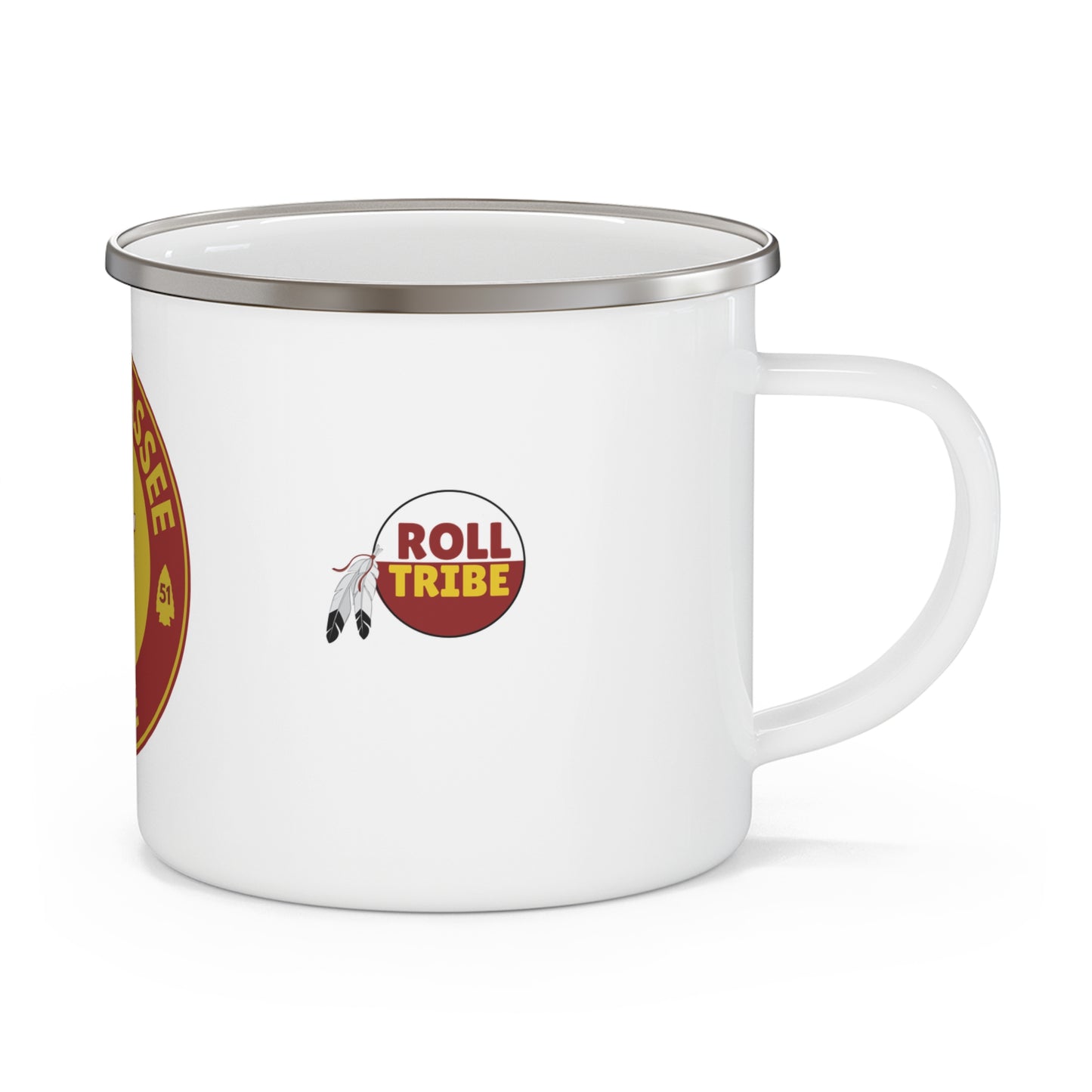 Roll Tribe "Tallahassee Tribe" Enamel Camping Mug