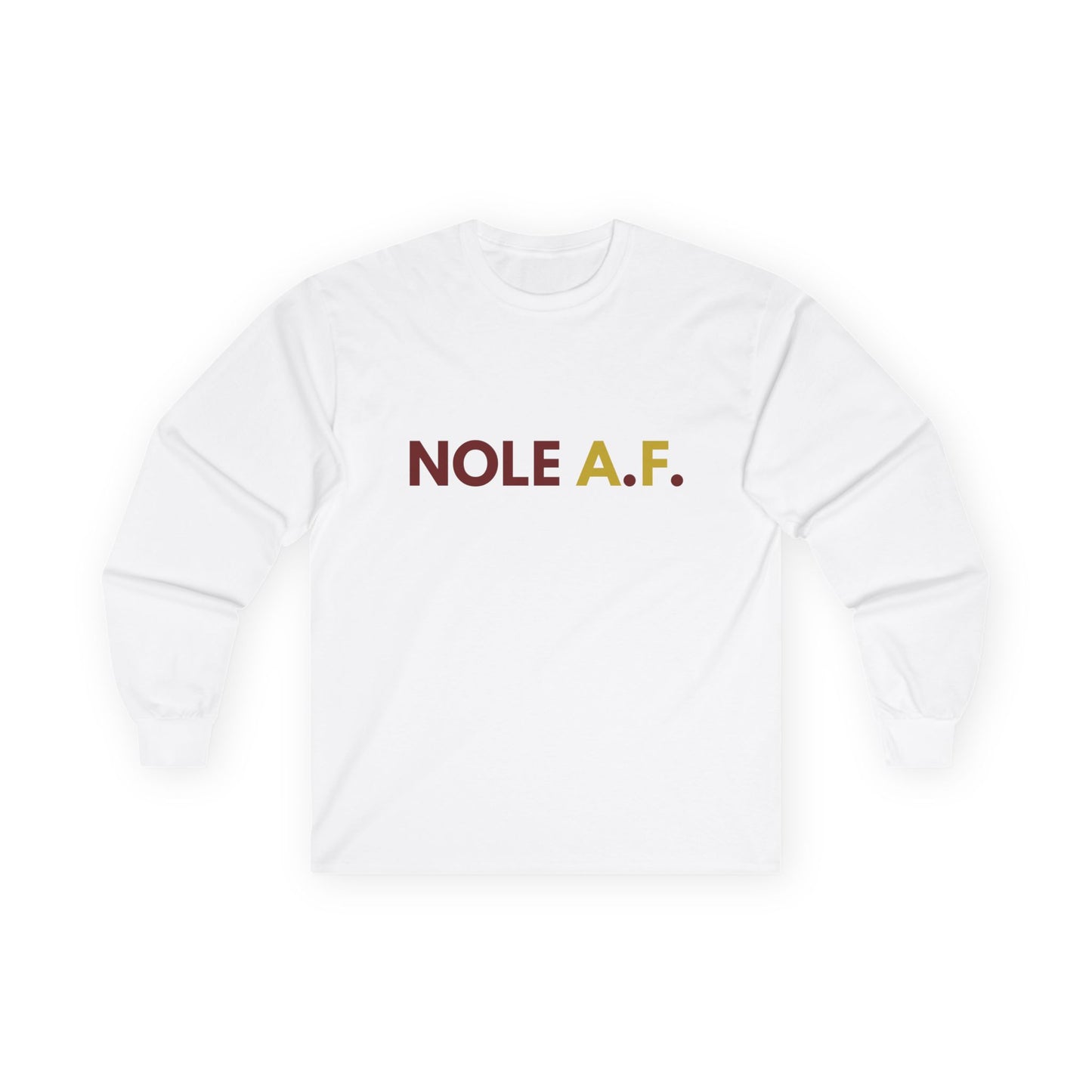 Gameday - "NOLE A.F."  Unisex Long Sleeve Tee