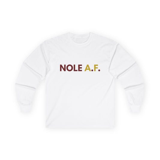 Gameday - "NOLE A.F."  Unisex Long Sleeve Tee
