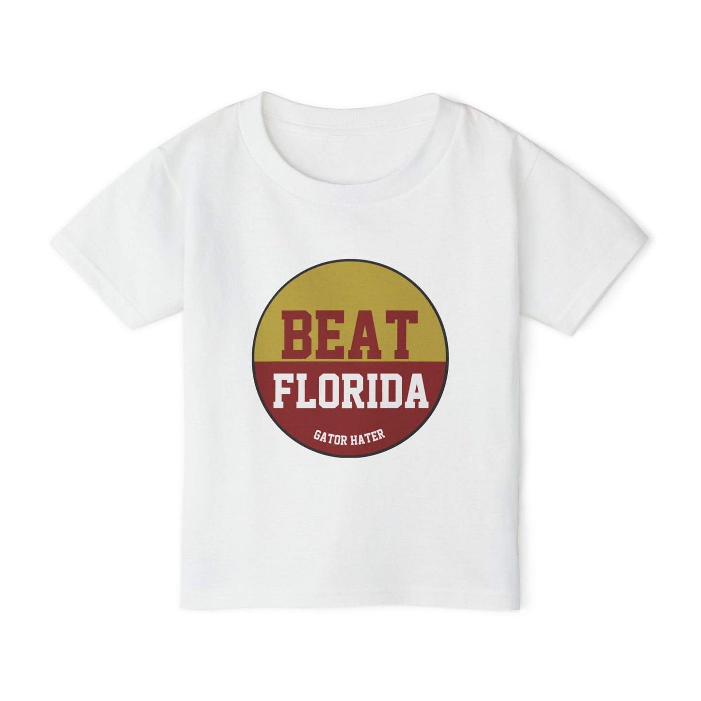 Gameday - "BEAT FLORIDA Gator Hater Button" Hater T-Shirt