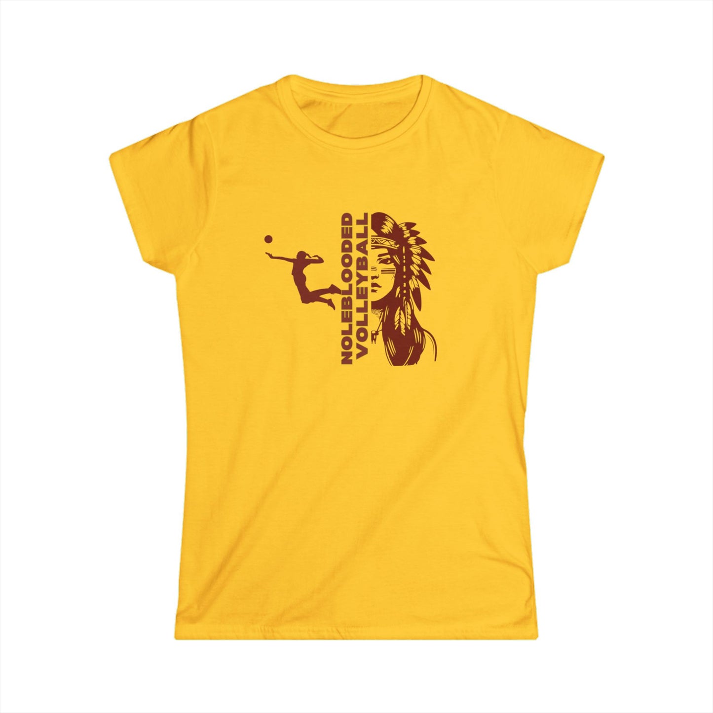 Noleblooded Athletics - Ladies Volleyball Women's Double-Sided, Tee