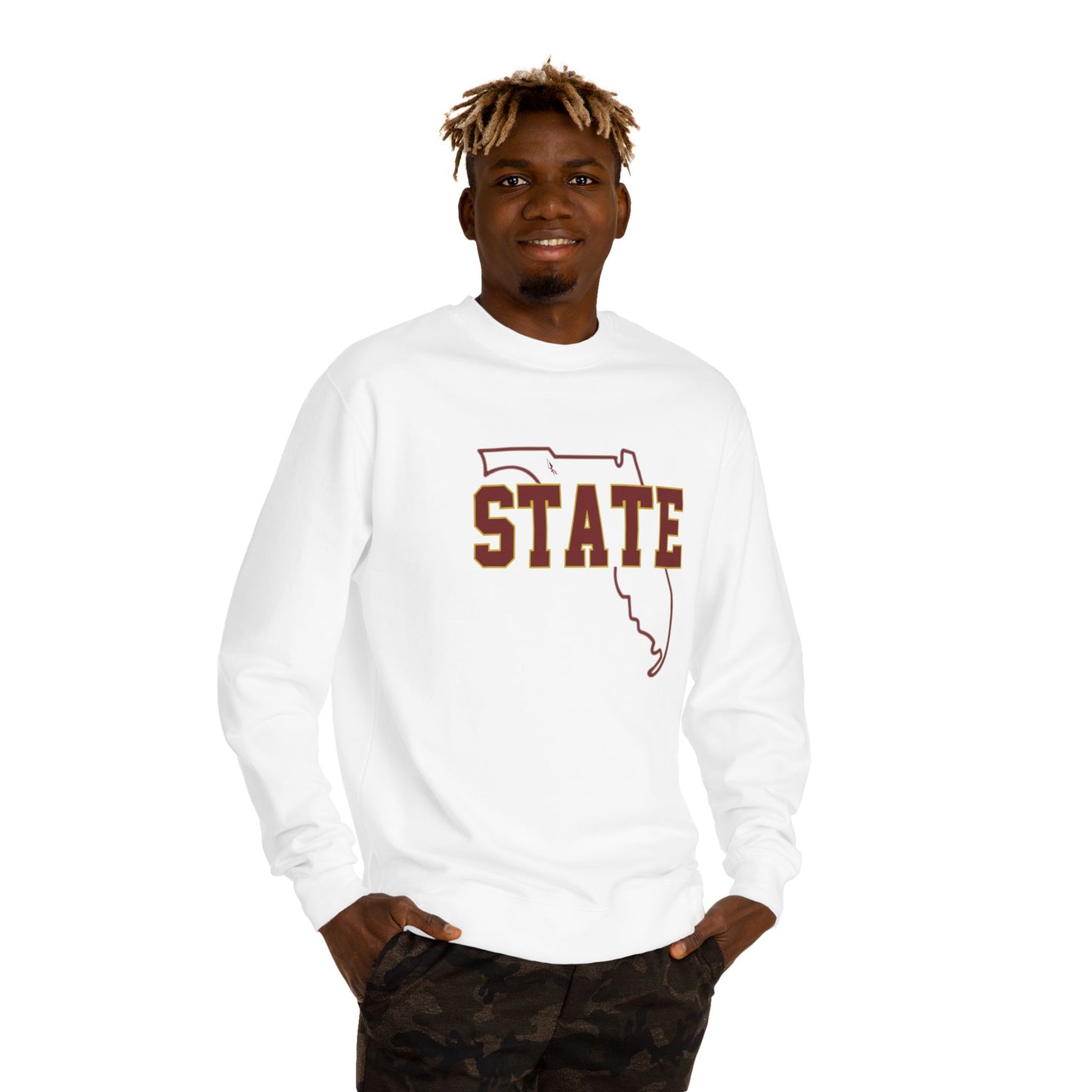 Roll Tribe - "STATE X STATE" Unisex Crew Neck Sweatshirt