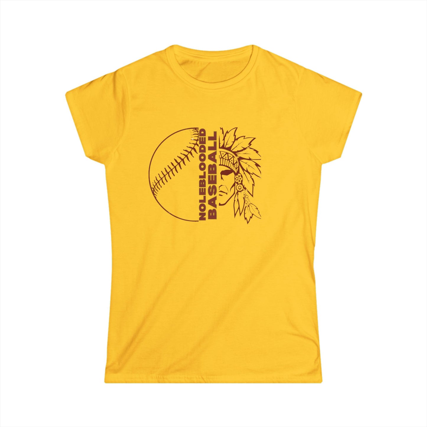Noleblooded Athletics - Baseball Women's Double-Sided, Softstyle Tee