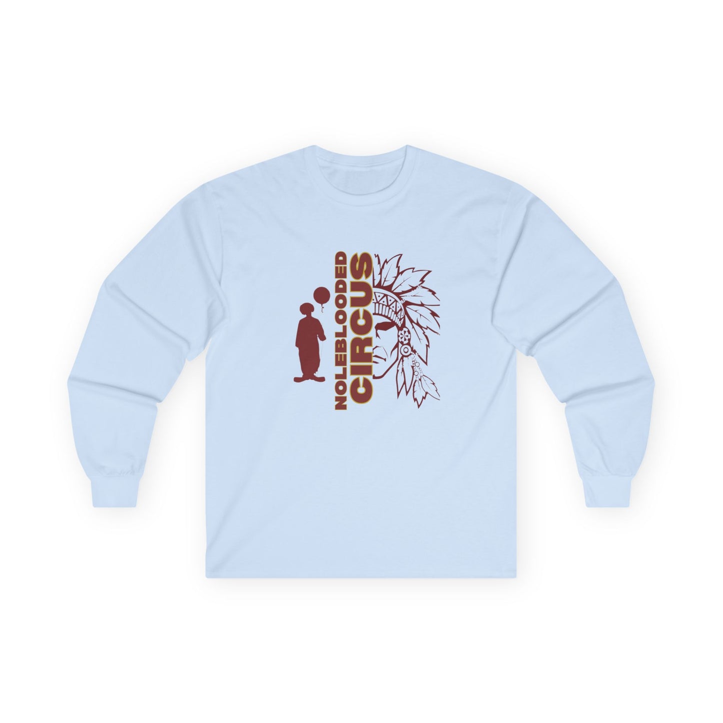Noleblooded Athletics - Circus Unisex Double-Sided, Long Sleeve Tee