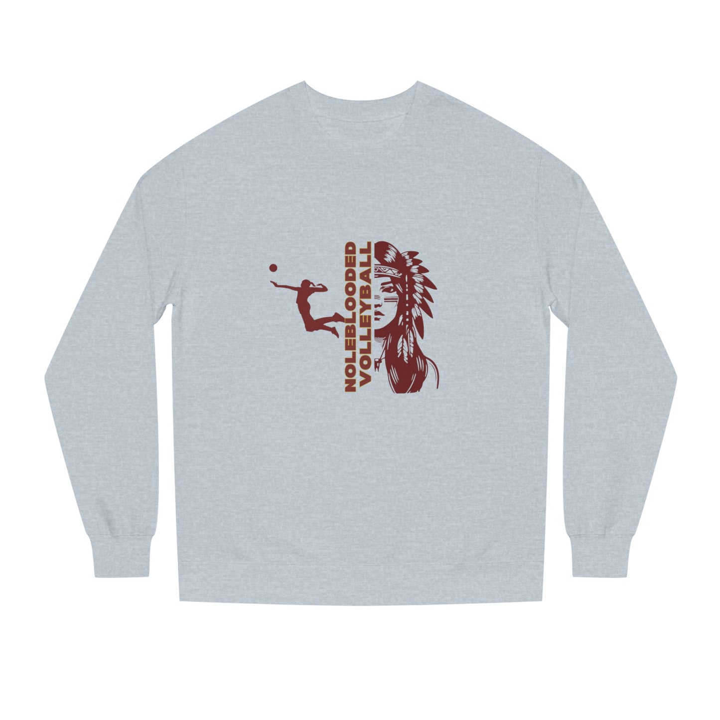 Noleblooded Athletics - Volleyball Unisex Crew Neck Sweatshirt