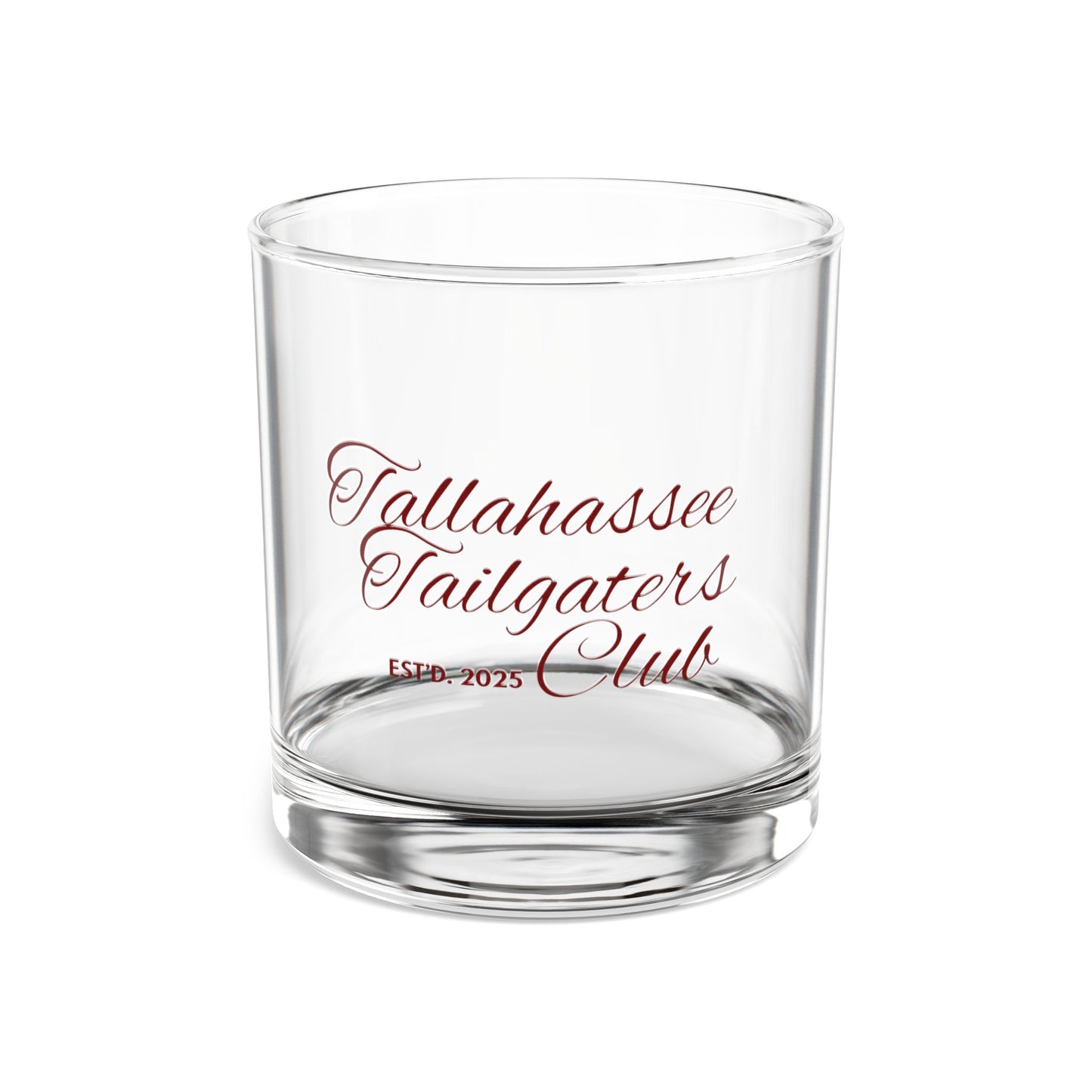Gameday - "Tallahassee Tailgaters Club" - 10oz Crystal Whiskey Tumbler