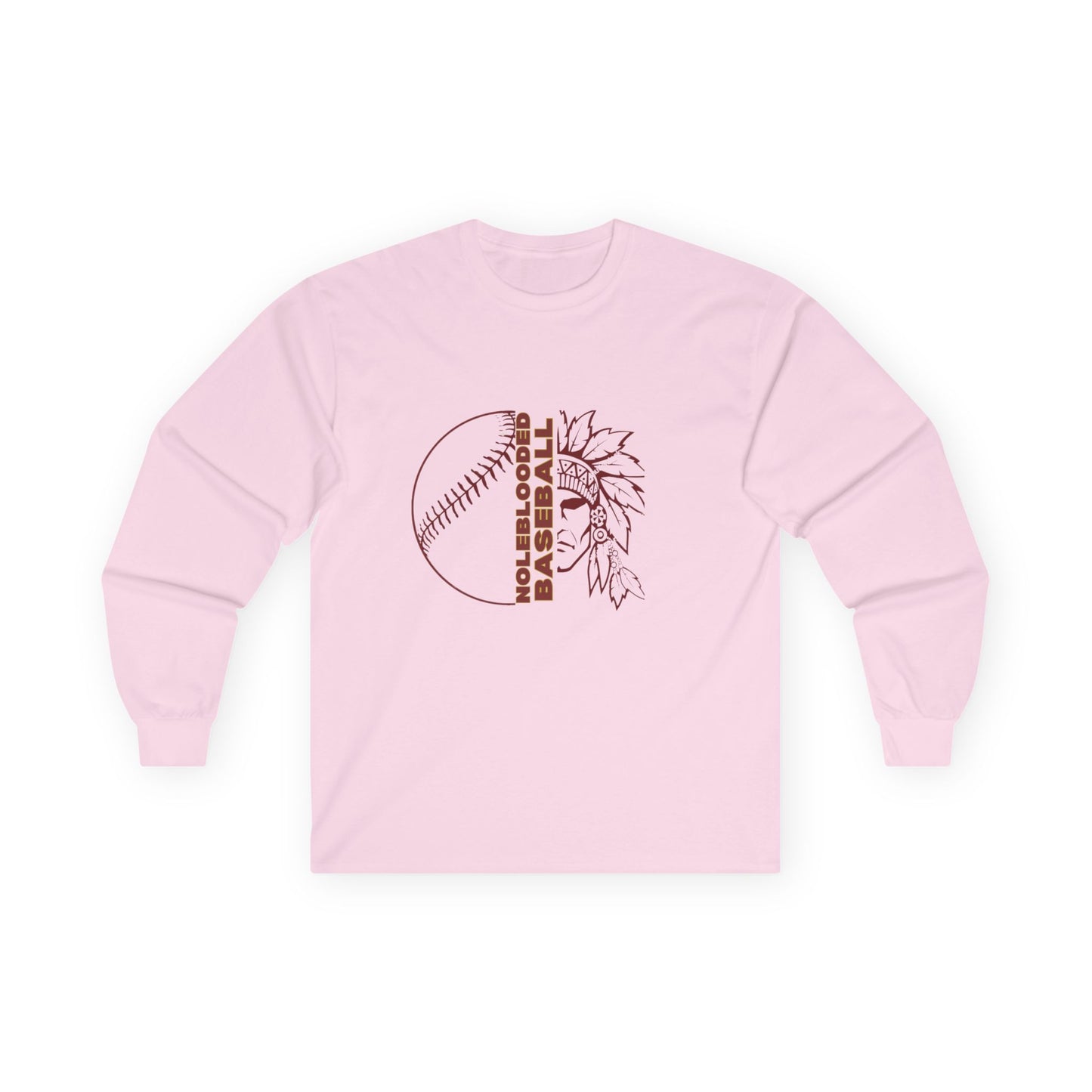 Noleblooded Athletics - Baseball Unisex Double-Sided, Long Sleeve Tee