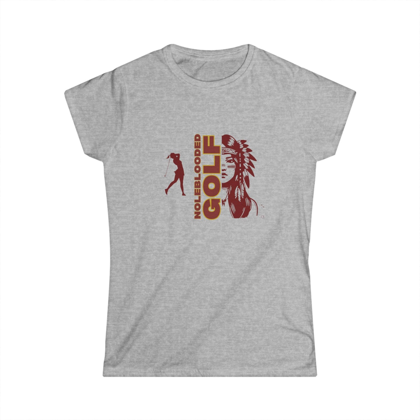 Noleblooded Athletics - Ladies Golf Women's Double-Sided Tee