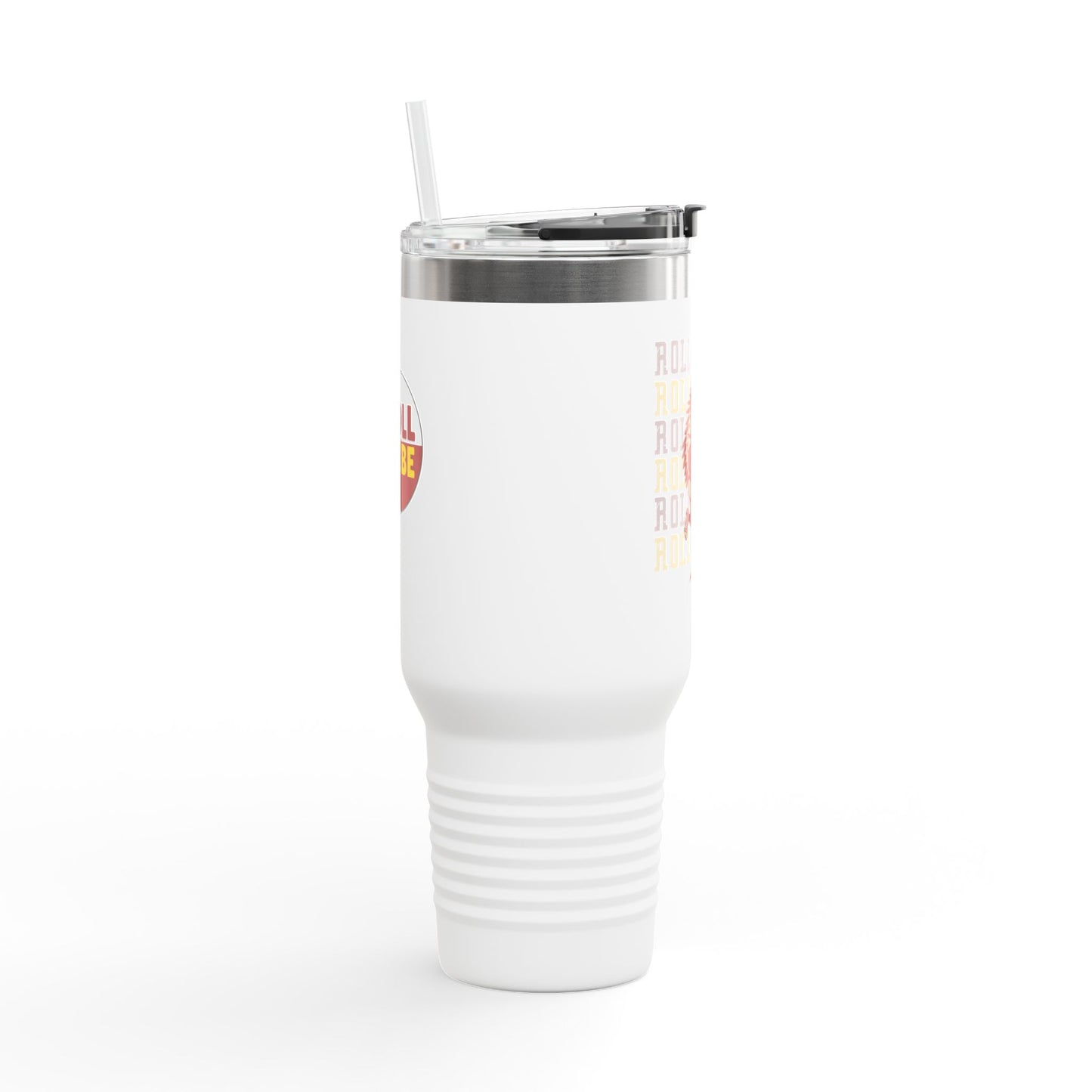 Roll Tribe - Cartoon Indian Insulated Travel Mug - 40oz