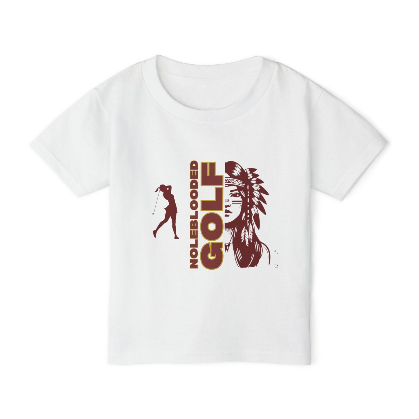 Noleblooded Athletics - Ladies Golf Double-Sided, Toddler T-Shirt