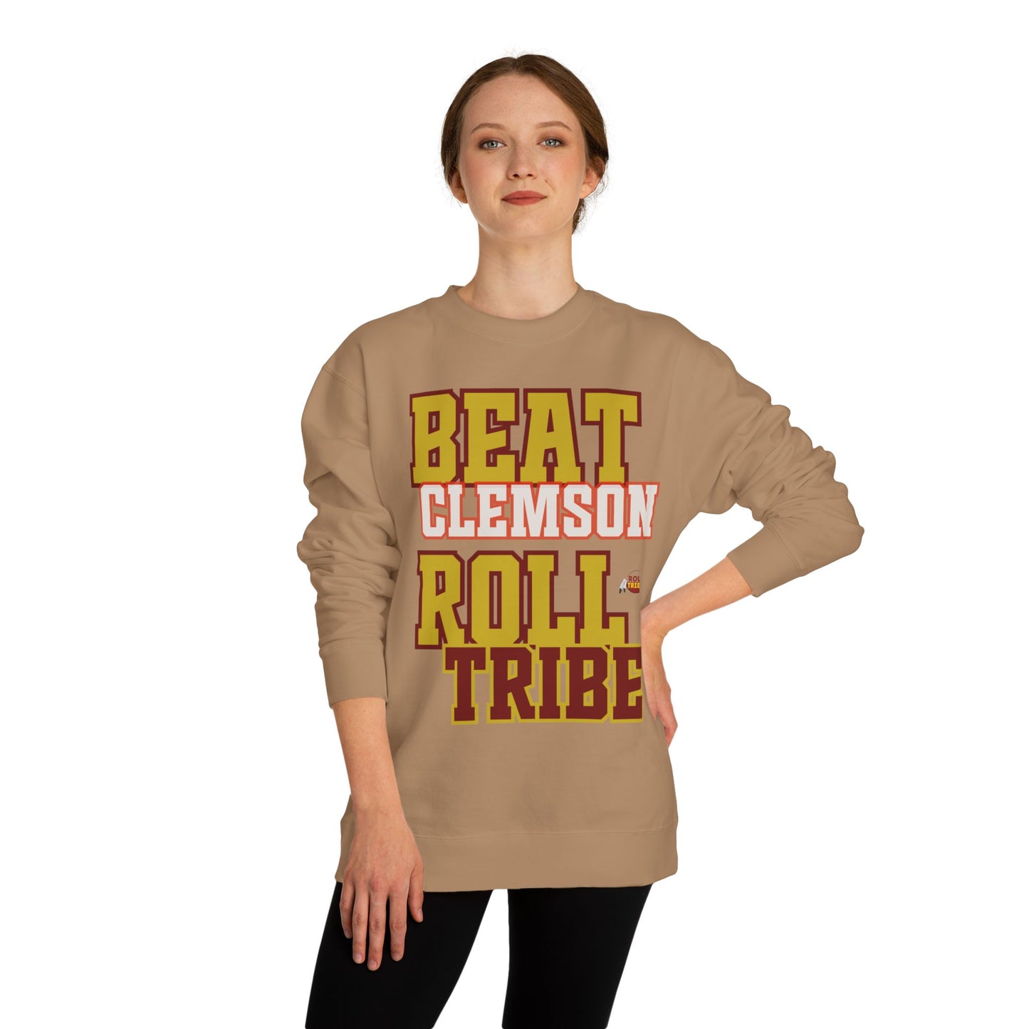 Roll Tribe "Beat Clemson" Unisex Crew Neck Sweatshirt