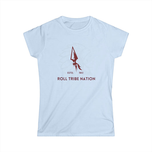 Roll Tribe Nation, Big Chief Women's Softstyle Tee