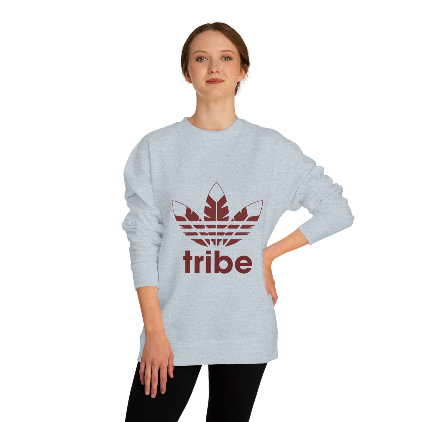 Roll Tribe - "3 Feathers Tribe" Unisex Crew Neck Sweatshirt