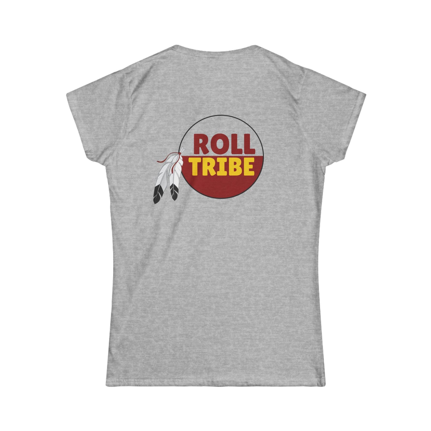 Roll Tribe Sports - "Football" Women's Soft T-Shirt