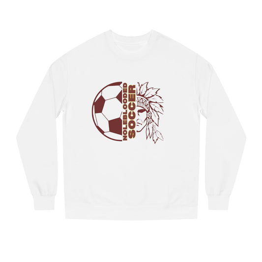 Noleblooded Athletics - Soccer Unisex Crew Double-Sided, Neck Sweatshirt