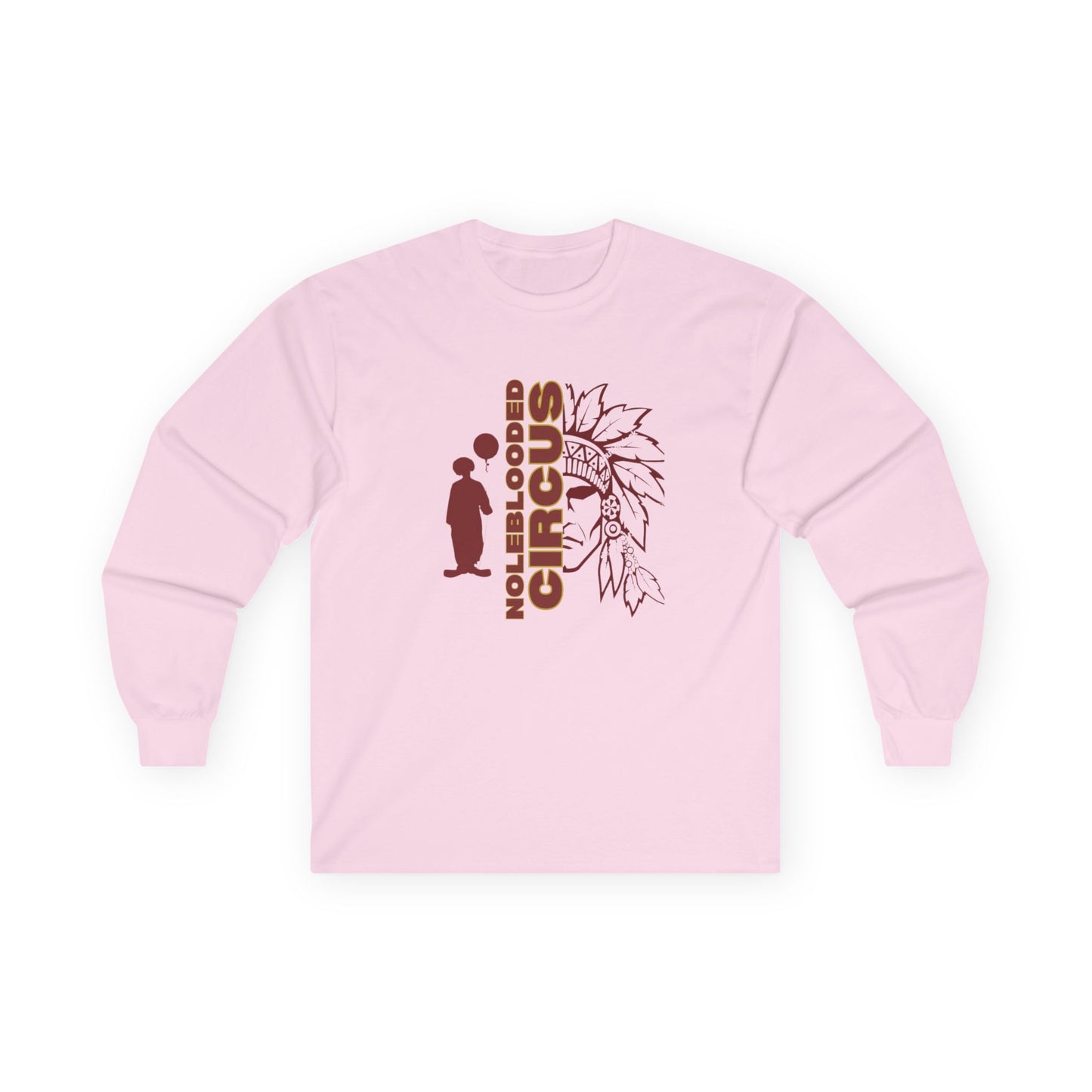 Noleblooded Athletics - Circus Unisex Double-Sided, Long Sleeve Tee