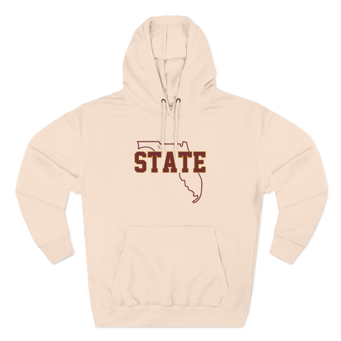 Roll Tribe "STATE X STATE" Three-Panel Fleece Hoodie