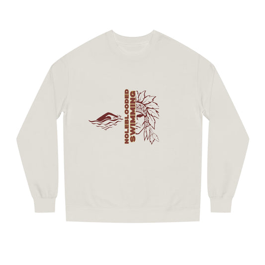 Noleblooded Athletics - Swimming Unisex Double-Sided, Crew Neck Sweatshirt