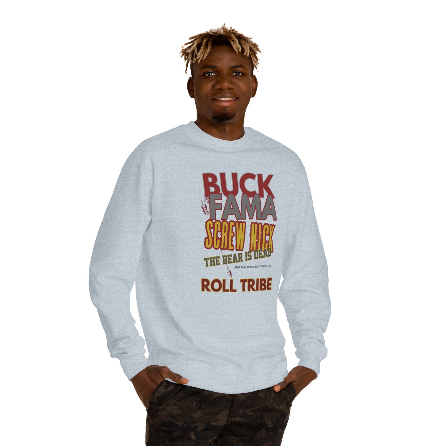 Roll Tribe "Screw Nick" Unisex Crew Neck Sweatshirt