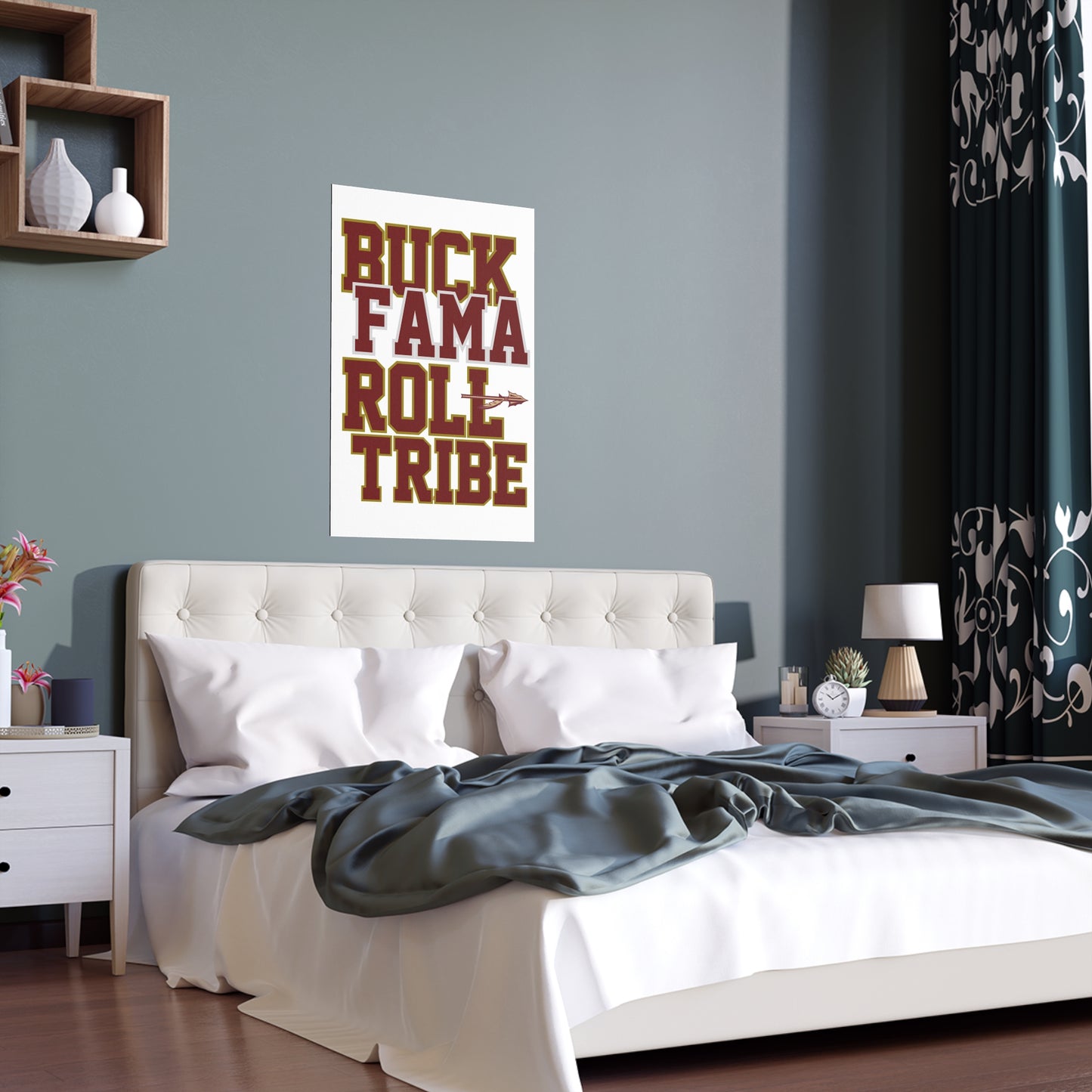 Roll Tribe -  "Buck Fama Roll Tribe" Silk Poster