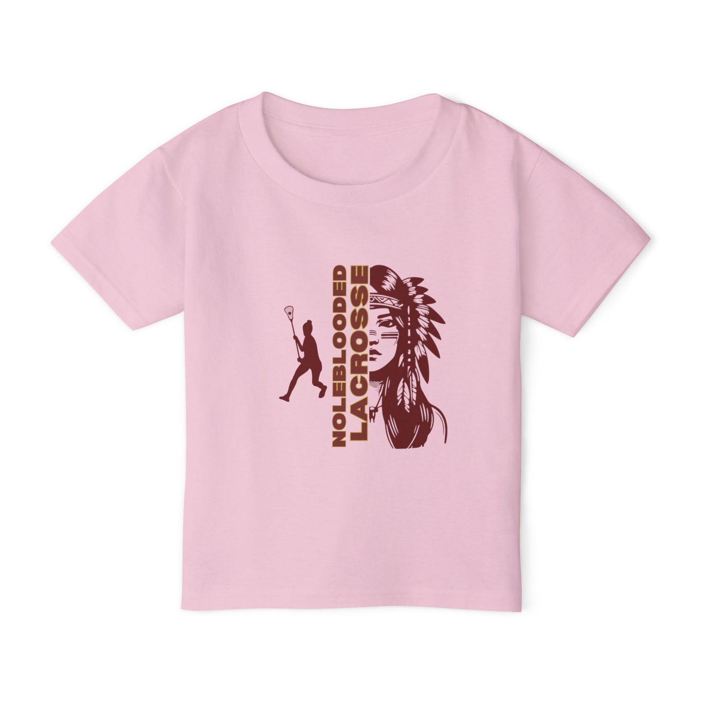 Noleblooded Athletics - Ladies Lacrosse Double-Sided,  Toddler T-Shirt
