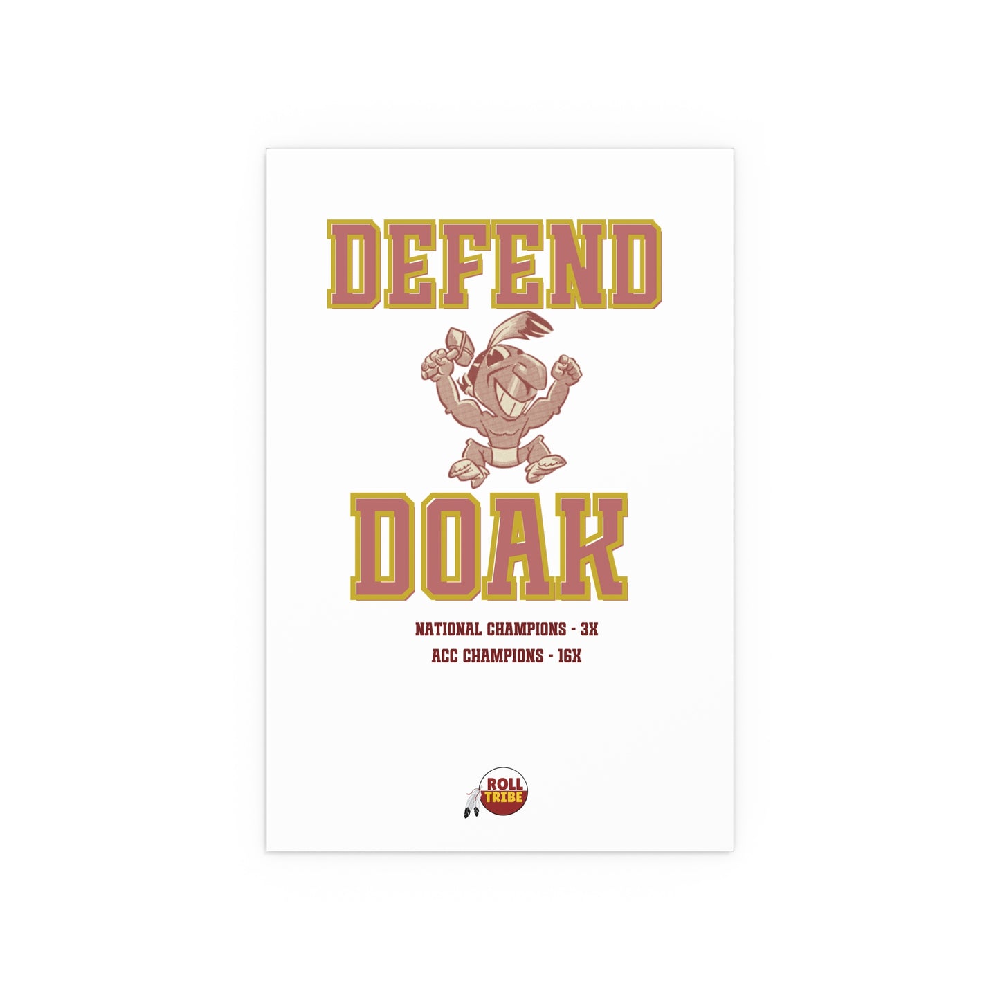 Gameday - "DEFEND DOAK" Silk Dorm Room Poster