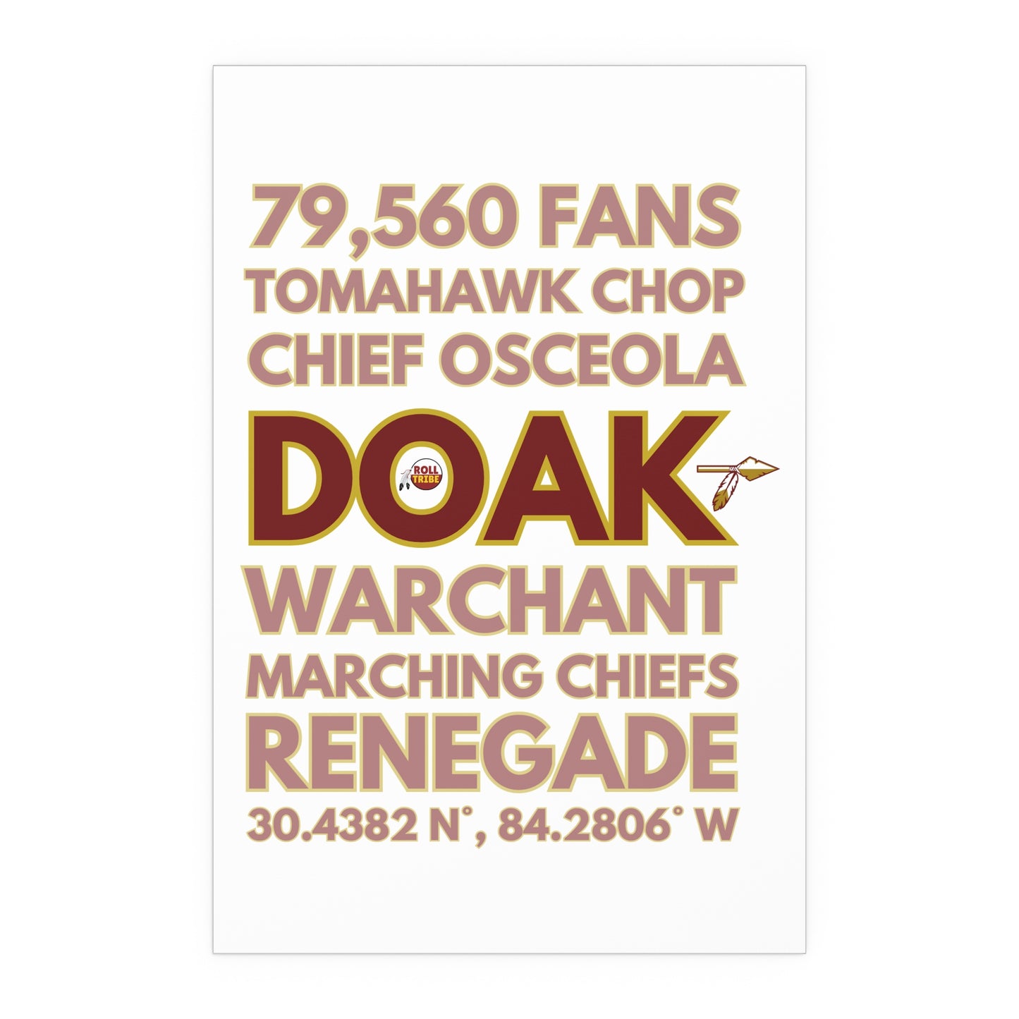 Tribal Traditions "DOAK" Silk Poster