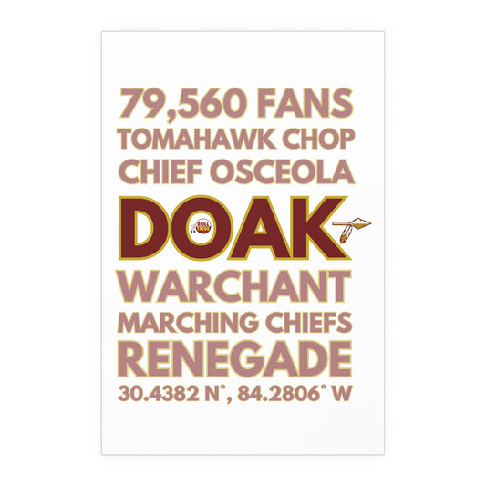 Tribal Traditions "DOAK" Silk Poster