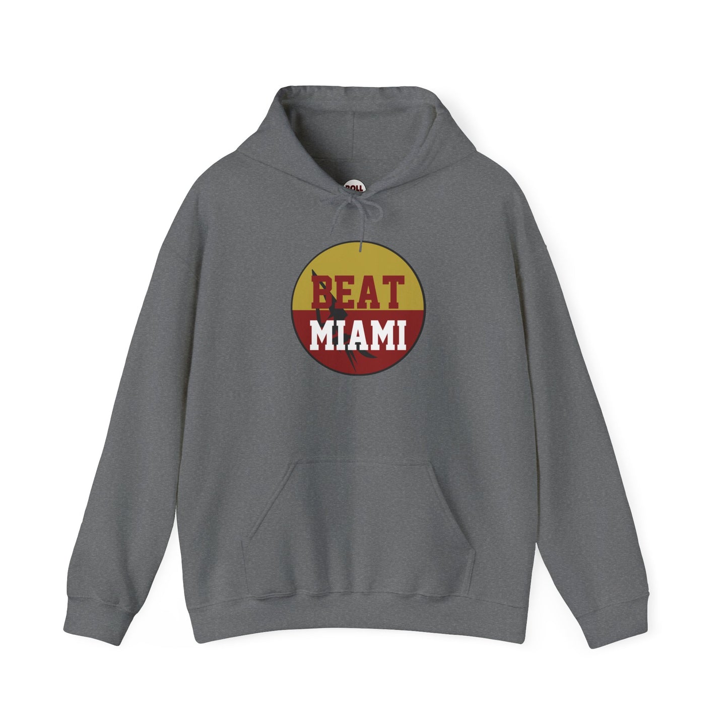 Gameday - "BEAT MIAMI" Button Unisex Heavy Blend Hoodie
