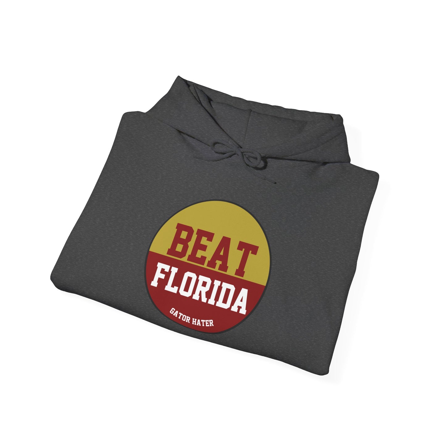 Gameday - "BEAT FLORIDA Gator Hater Button Unisex Hooded Sweatshirt
