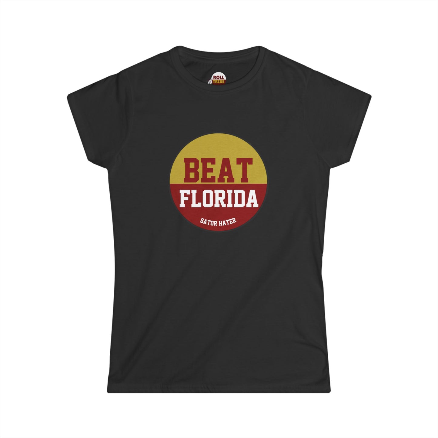 Gameday - "BEAT FLORIDA Gator Hater Button" Women's Softstyle Tee