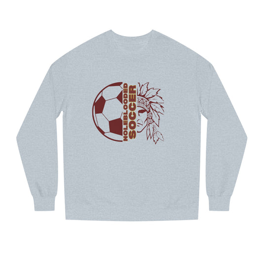 Noleblooded Athletics - Soccer Unisex Crew Double-Sided, Neck Sweatshirt