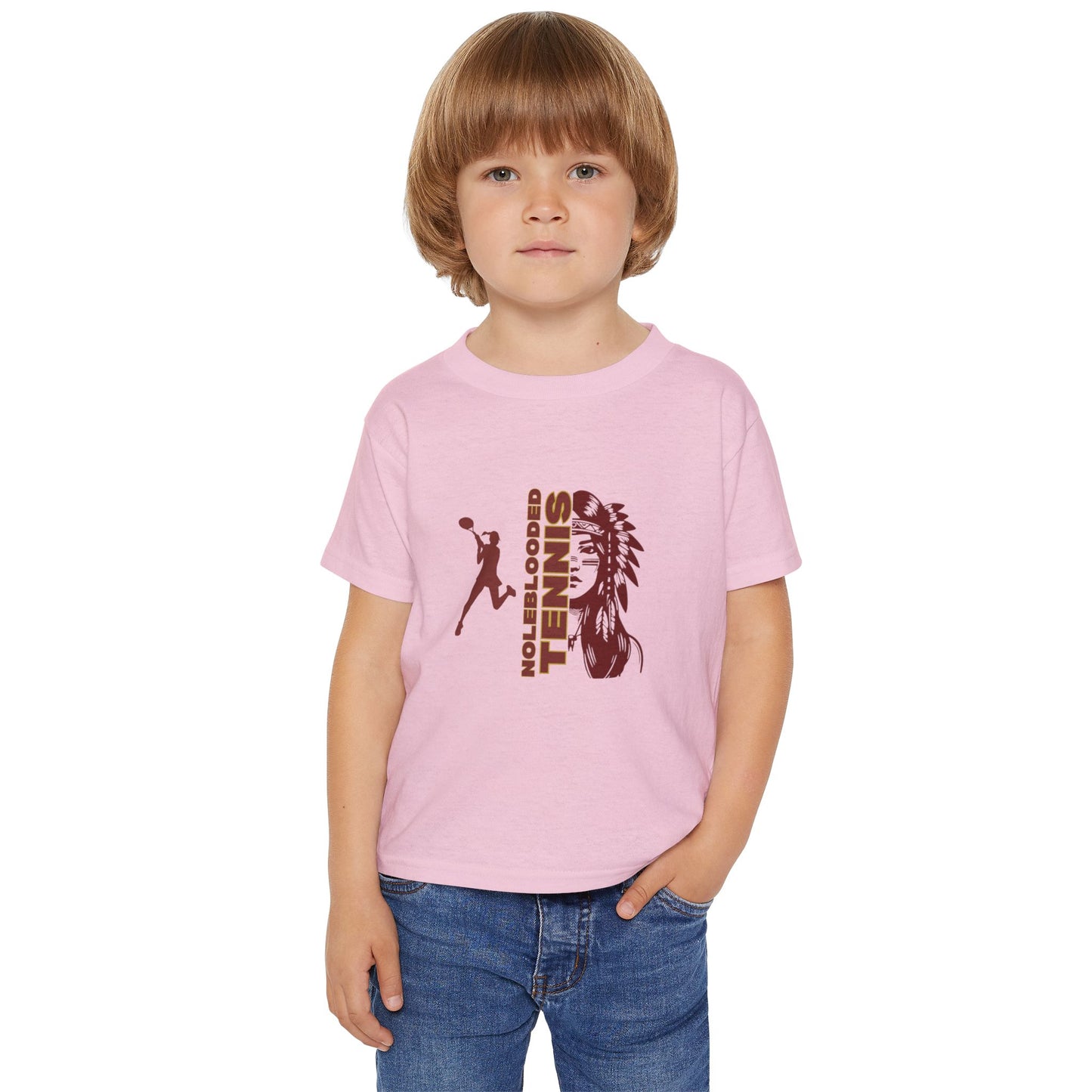 Noleblooded Athletics - Ladies Tennis, Double-Sided, Toddler T-Shirt