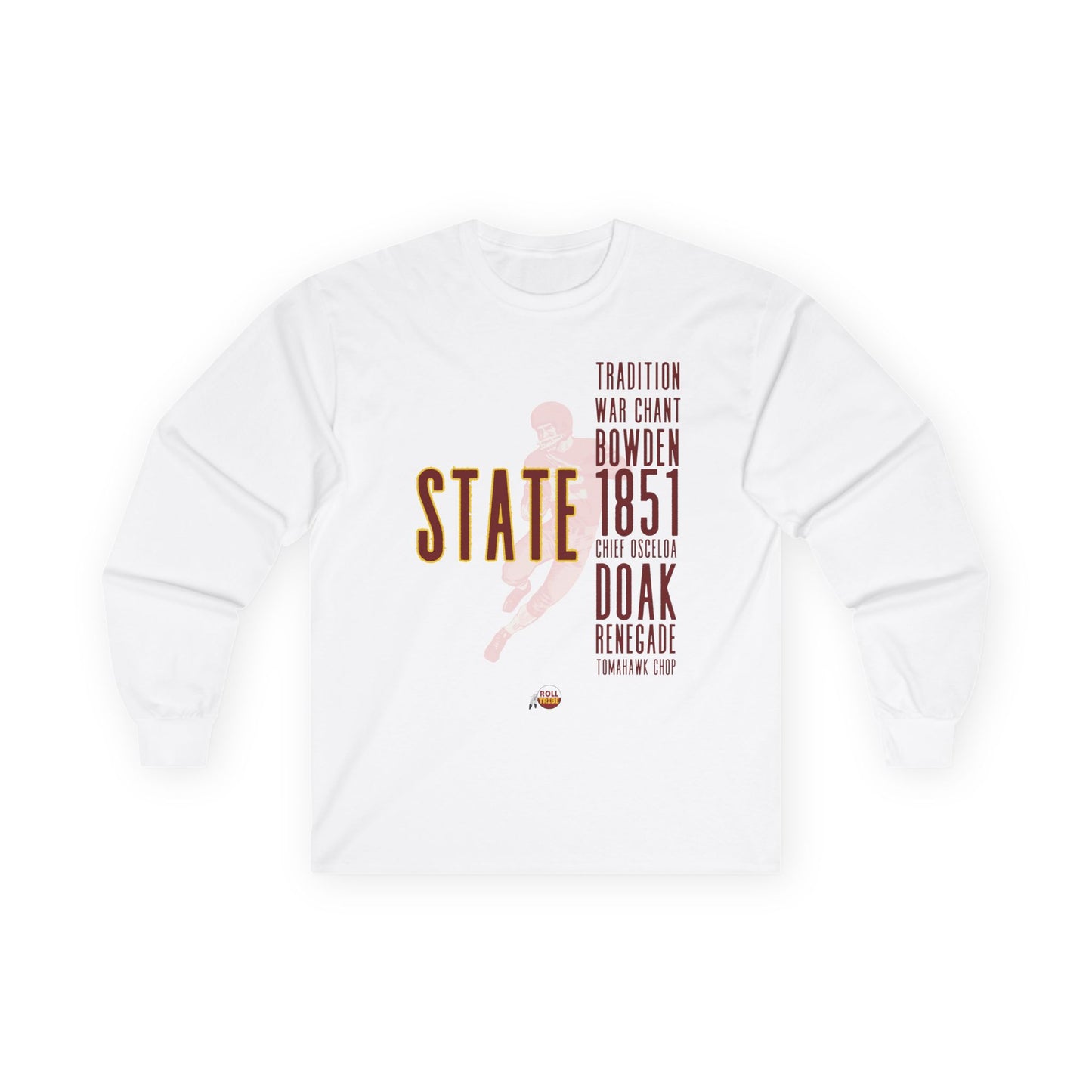 Unisex Long Sleeve Tee - State Tradition Bowden 1851