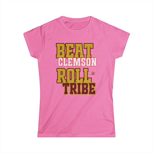 Roll Tribe "Beat Clemson" Women's Softstyle Tee