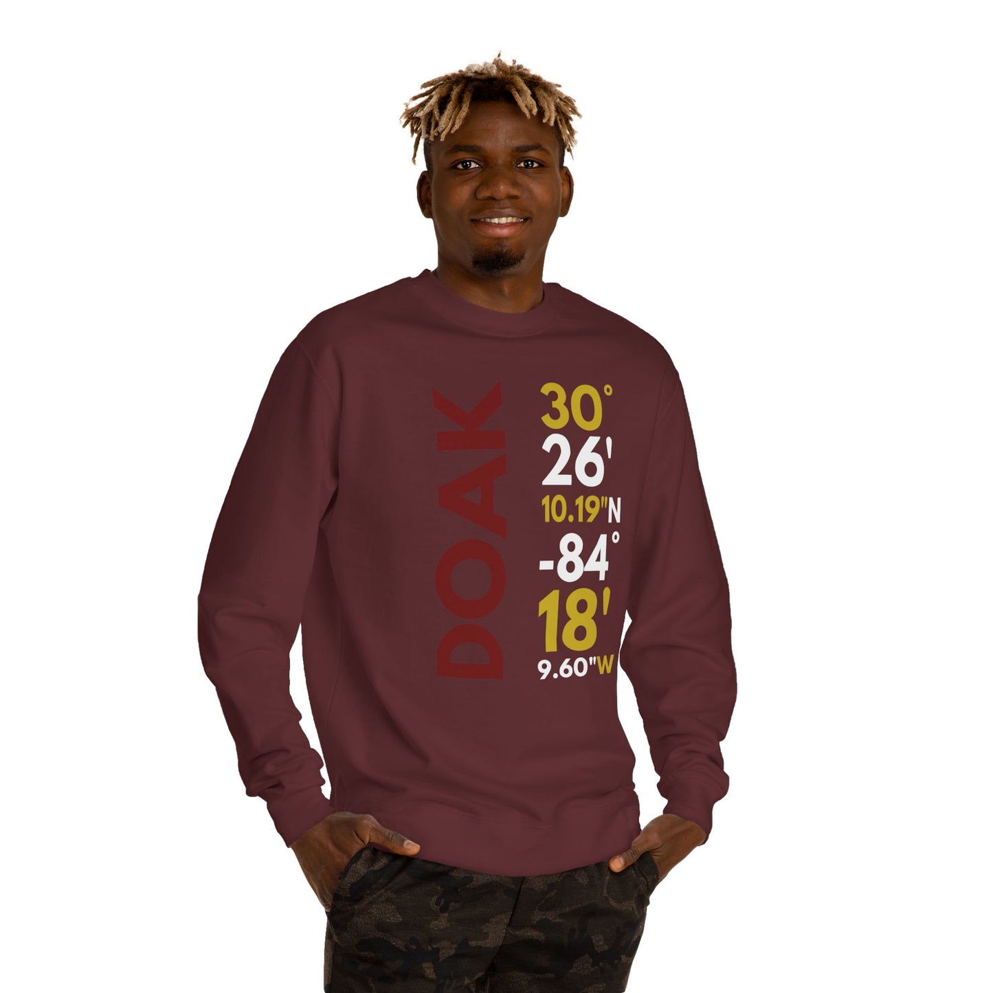 Gameday - "DOAK Coordinates" Unisex Crew Neck Sweatshirt