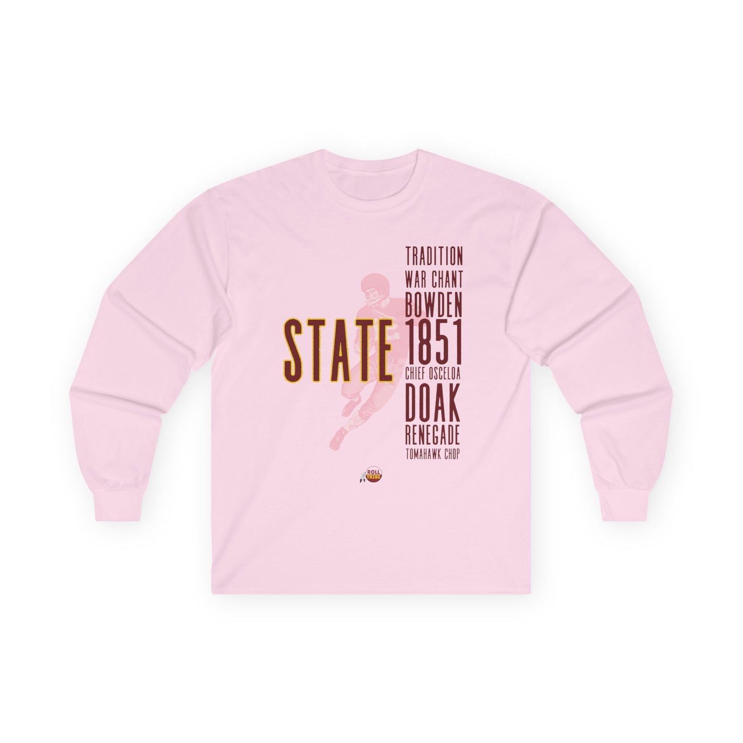 Unisex Long Sleeve Tee - State Tradition Bowden 1851