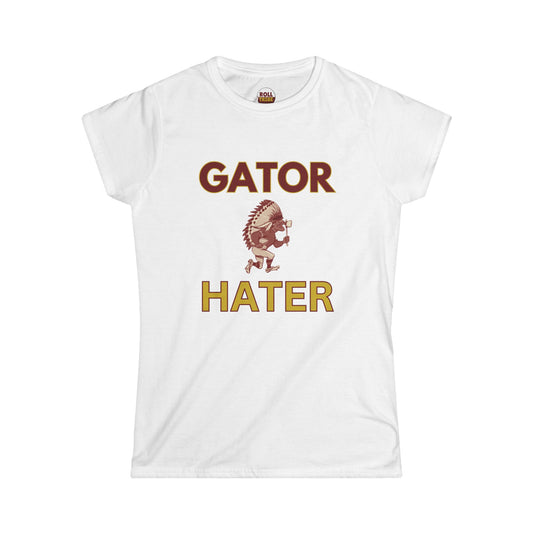 Roll Tribe - "GATOR HATER"  Women's Softstyle Tee