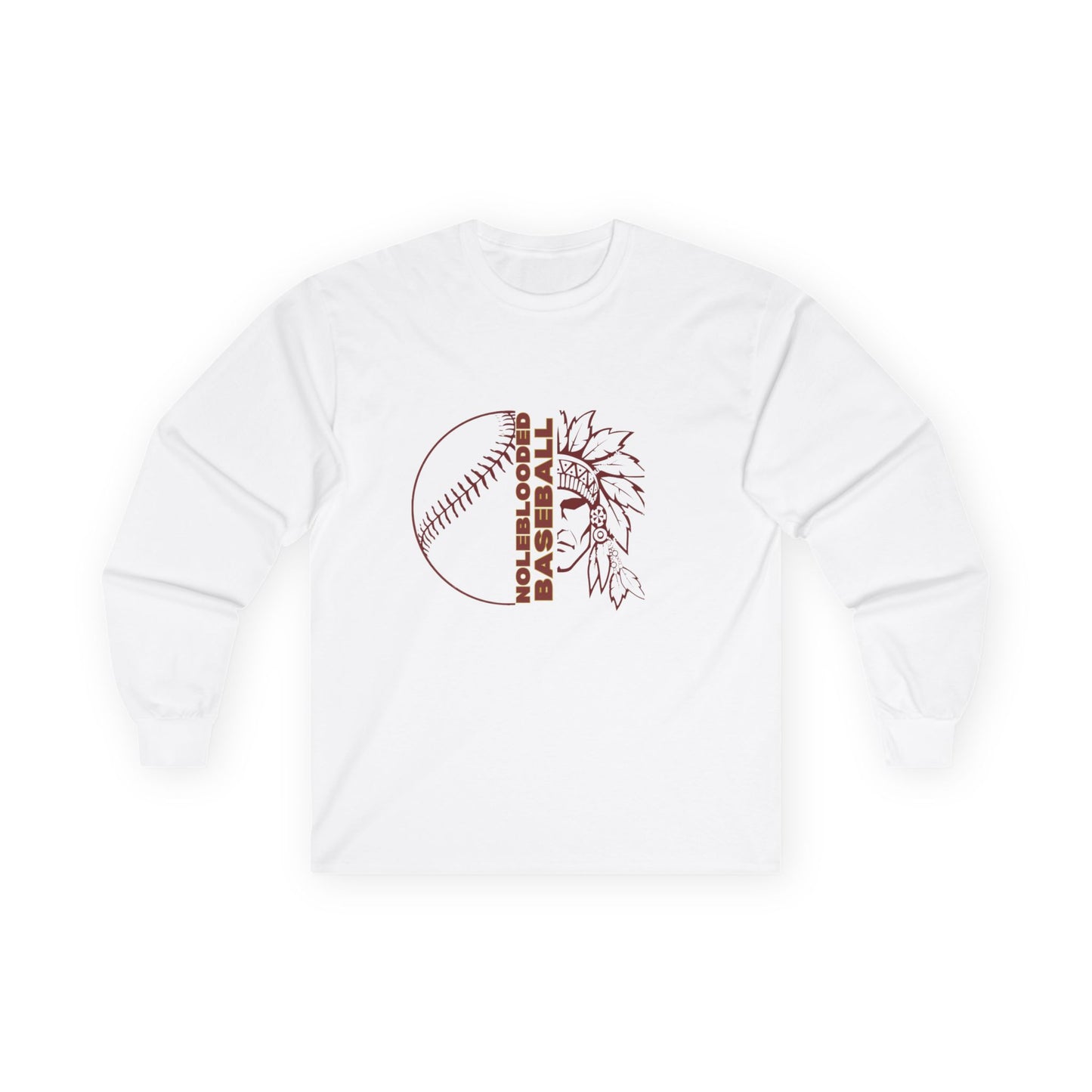 Noleblooded Athletics - Baseball Unisex Double-Sided, Long Sleeve Tee