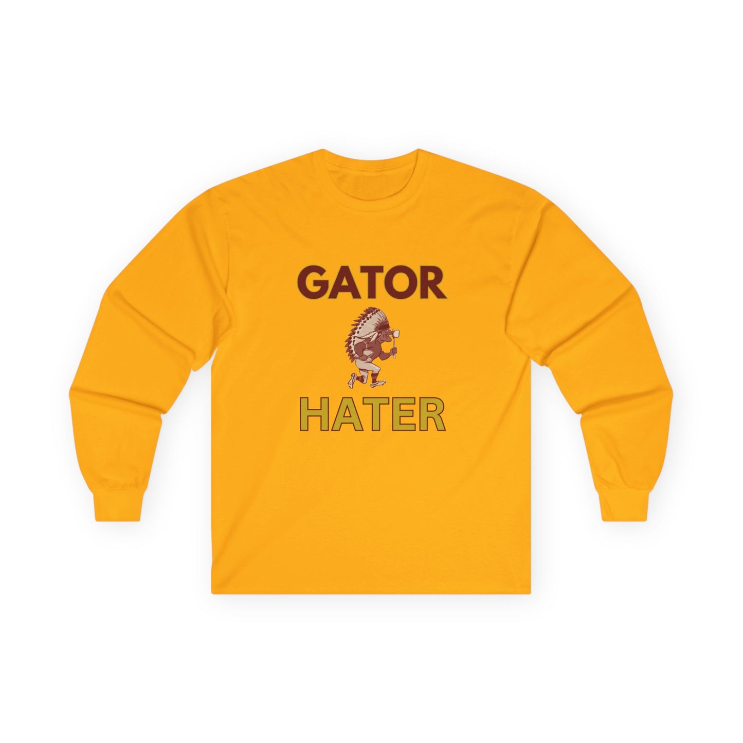 Roll Tribe - "GATOR HATER"  Unisex Long Sleeve Tee