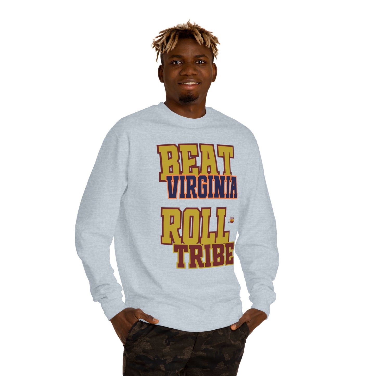 Roll Tribe "Beat Virginia" Unisex Crew Neck Sweatshirt