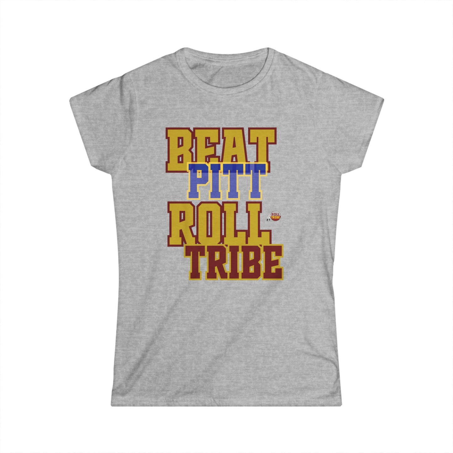 Roll Tribe - "Beat Pitt" Women's Softstyle Tee