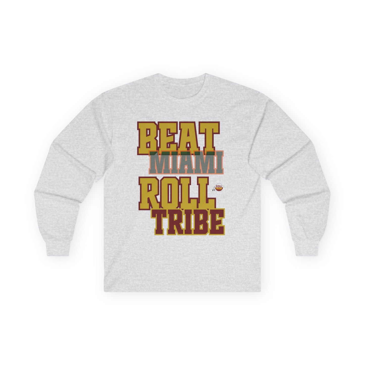Roll Tribe "Beat Miami" Unisex Ultra Cotton Long Sleeve Tee